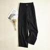 Thin Casual Slacks Slacks Thigh-high Waisted Straight Trousers