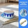 Montessori Instrument Hand Drum Toys Percussion Instrument Wood Kids Drum Toys  Children Preschool