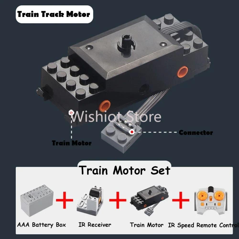 Legoeds-compatible MOC Technical Power Functions M Motor 8883 Modified Remote Control Power Group Train Lithium Battery Box 9686