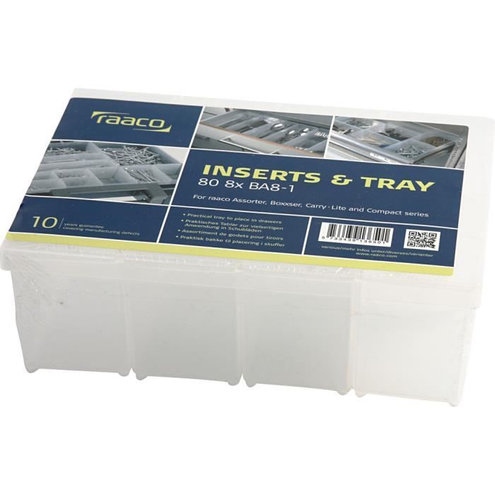Godets transparents - RAACO - réf 13415 - PP - Mixte - Non personnalisable