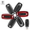 T-Carbon Carbon Fiber Car Key Case Cover Fit For New Nissan Tram Car Interior Accessories