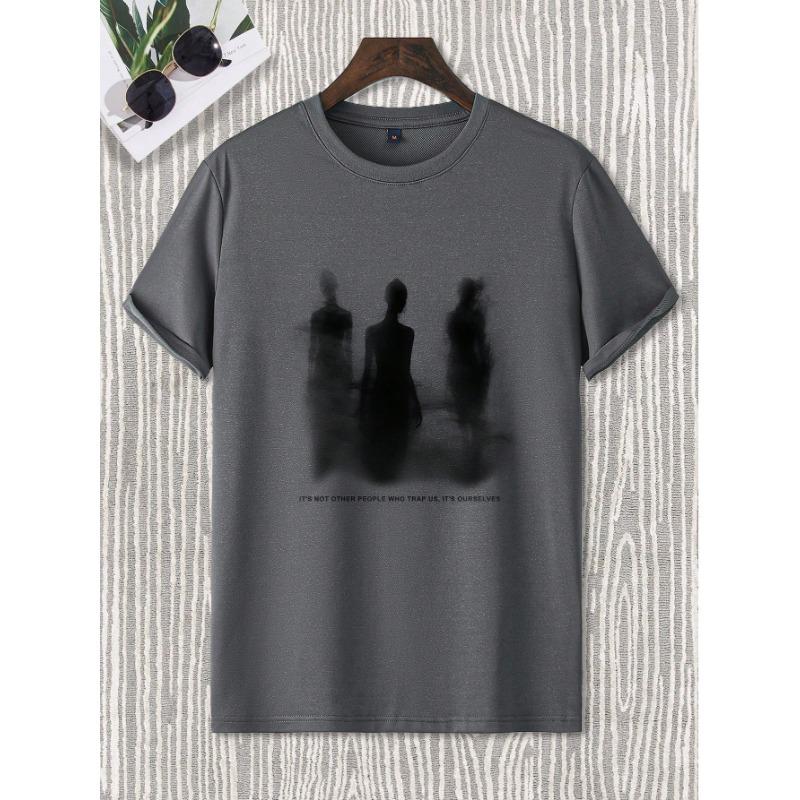 

Мужская летняя новая свободная футболка с короткими рукавами мужская одежда с красивой подростковой универсальной футболкой для мужчин 5XL