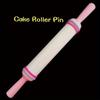 1 Pcs Cake Roller Pin Baking Biscuit Fondant Cake Dough Roller Plastic Non-Stick Adjustable Rolling Pin Baking Tools