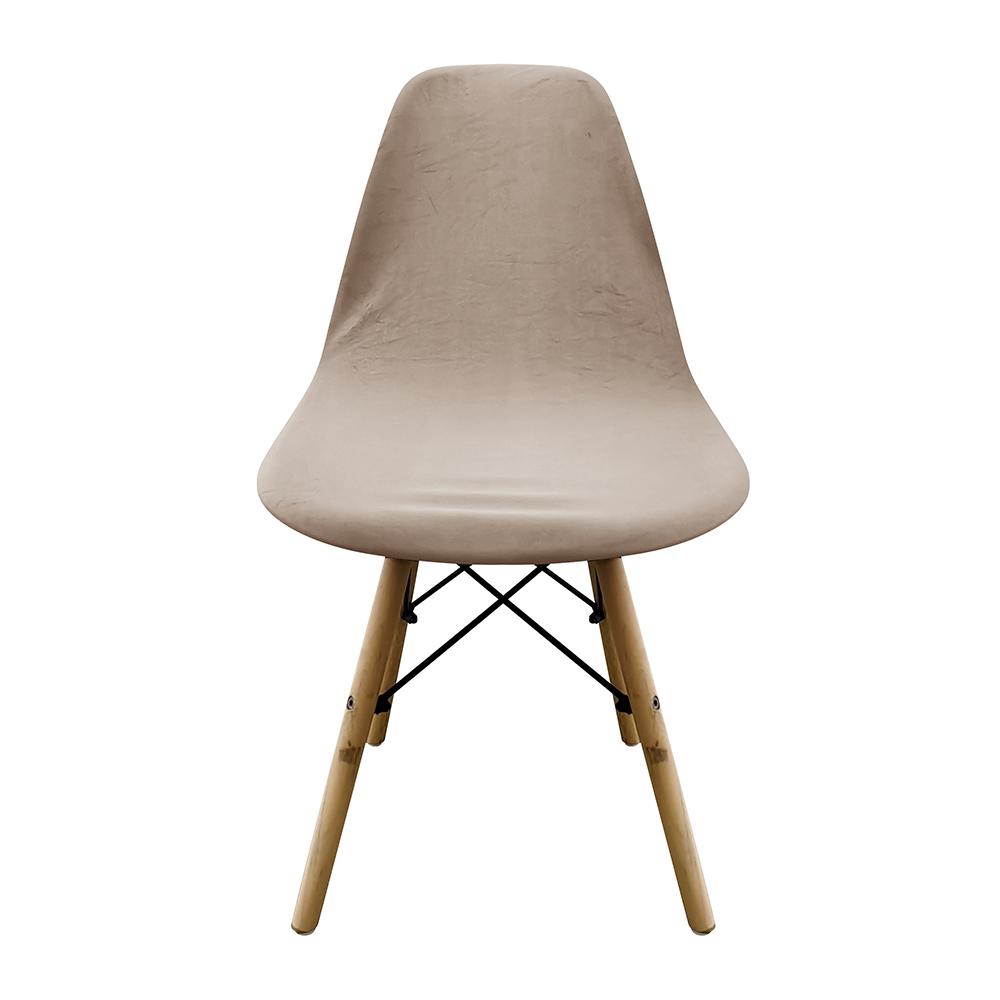 

Stretch Slipcovers Elastic Seat Shell Chair Covers New Velvet Short Back Chair Cover Dining Room Bar Office Party Banquet 1PC