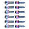6Pcs/Set Stem Bolts M5x18mm Bicycle Handlebar Stem Screw With Washer MTB Road Bike Stem Riser Screw