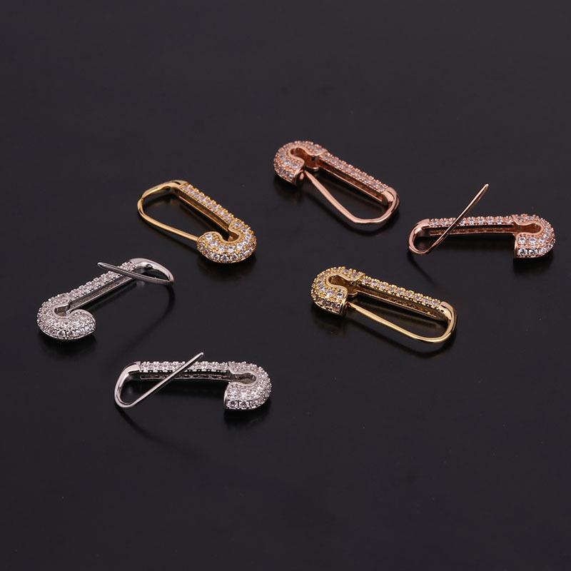 Boucles d'oreilles créoles créatives en acier inoxydable, 1 pièce, bijoux de perçage exagérés