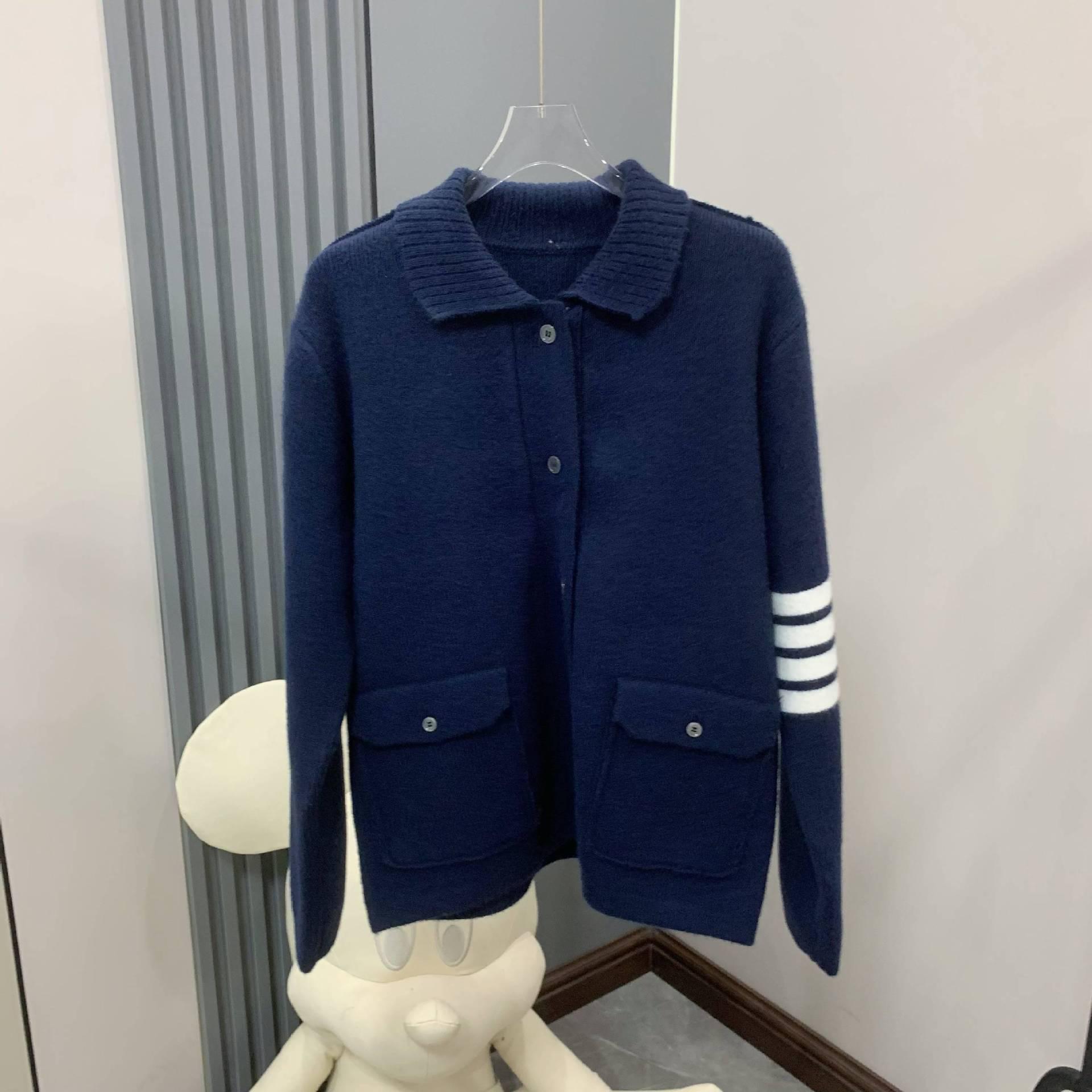 

THOM BRASSY 9319 Пальто с большим карманом In Stock темно-синий