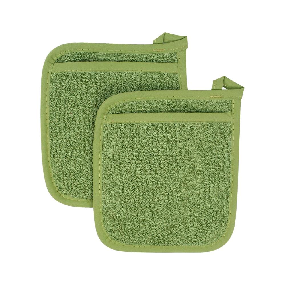 3 In1 Pot Holders Insulation Glove Cotton Terry Microwave Gloves Potholder Mat Kitchen Gloves Oven Mitts Baking for Cooking BBQ