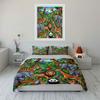 "Wildlife-Themed Jungle Decoration Set" Kid's and Adults' Bedroom Decor, Exquisite Three-piece Bedding Set Gift