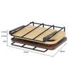 Pot Lid Storage Cabinet Lower Hanger Non-punching Kitchen Cabinet Hanging Holder  Kitchen Supply
