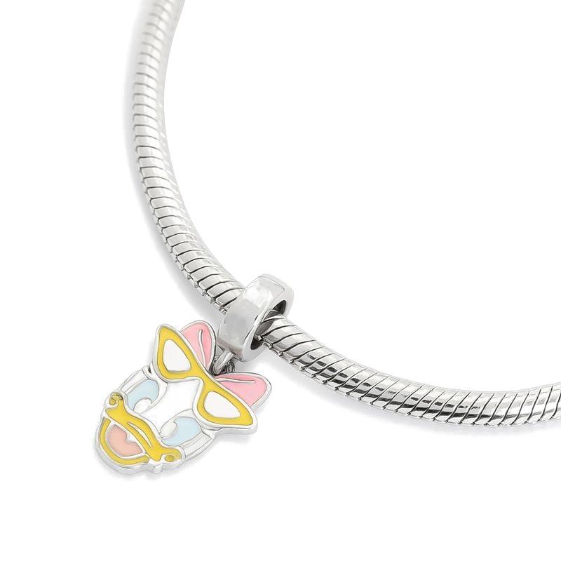 New Copper Miniso Mickey Mom Minnie Clip Stitch Designer Charms Bead Fit Authentic Bracelets Charm DIY Craft Women Jewelry