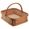 KADAX Weidenkorb Einkaufskorb Picknick Obst Tablett Rechteckig Weide 52cm