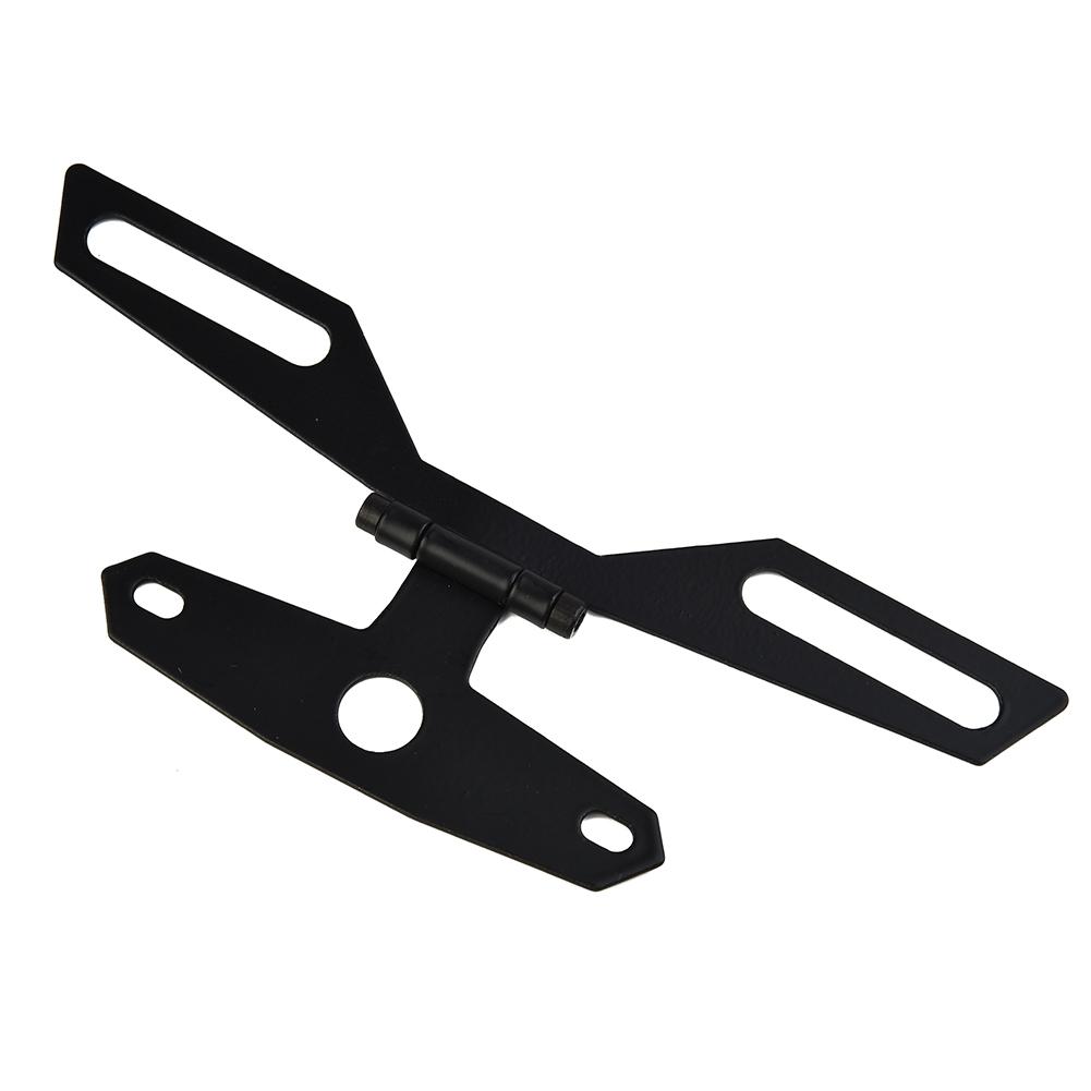 Folding License Plate Holder For ATV Motorbike Aluminum Alloy