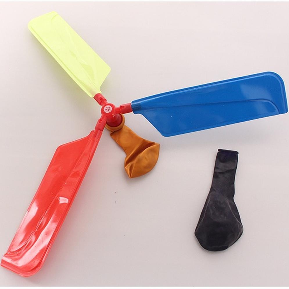 1Pcs Outdoor Toys Flying Inflatable Balloon UFO Traditional Classic Balloon Helicopter Fun Sports Children Play Flying Toys Ball