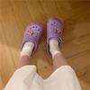 Korean new hole shoes ins cartoon cute couple bag head cool slippers men and women comfortable nurse shoes non-slip