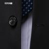 Romon Men's Business Suit Two-Piece Set