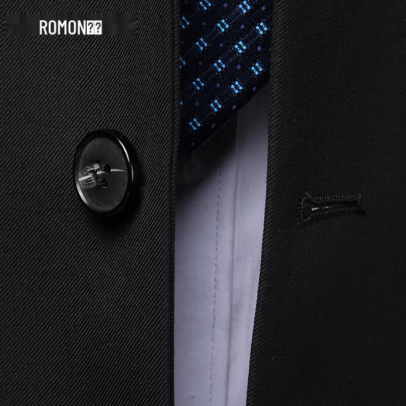Romon Men's Business Suit Two-Piece Set