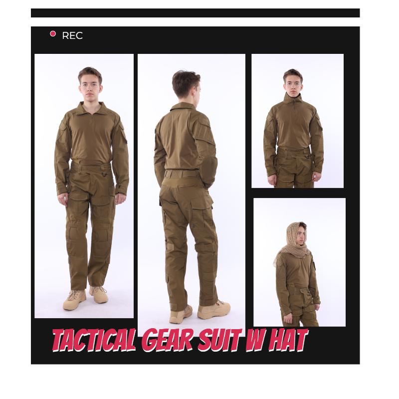 

G4 Tactical Gear Combat Pants Tactical Shirt With Hat 3XL
