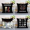 R-Radiohead Rock Band Pillow Case Throw Pillow Cover Nordic Vintage Style Cushion Covers Home Living Room Sofa Couch Seat Decor