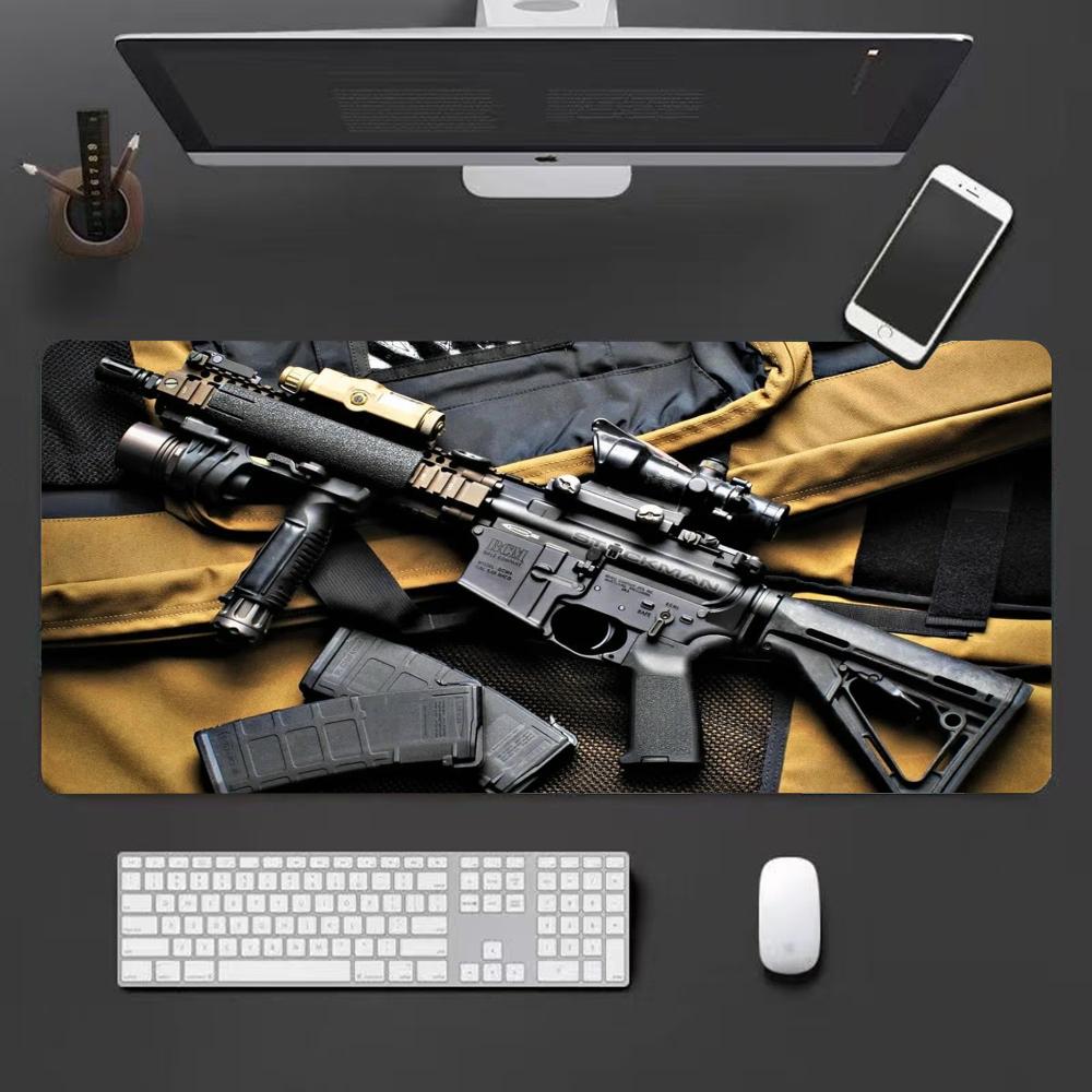 Tactical rifle Mouse Pad Cute HD Mousepad Pad Extended Gaming Keyboard LargeMousepad xcm XXL Gamer Mousepad