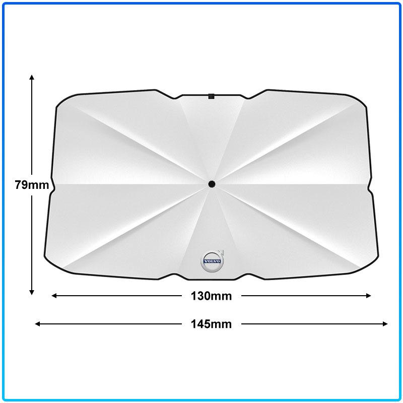 1Pcs Car windshield Sunshade Umbrella Protector Parasol Foldable For Volvo 240 C70 S40 S50 S60 S70 S80 S90 V40 V50 V60 V90 XC40 XC60 XC90 Vnl Truck