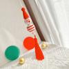 Christmas Theme Phone Lanyard Puppet Pendant Strap Detachable Beaded Phone Chain Keyring Portable Accessory for Women