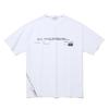 INTERCREW Lettering Label Mix Short Sleeve T-Shirt White Ita2Tm01Awh