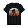 Bigfoot Mountain Bike Funny MTB Biking Cycling Sasquatch Unisex T Shirt Vintage Washed Top For Everyday Wear Streetwear Slightly