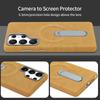 Suede Magnetic Wireless Charging Protective Phone Case with Metal Stand for Galaxy S24 Ultra/ S25 Ultra, Metal Camera Protection