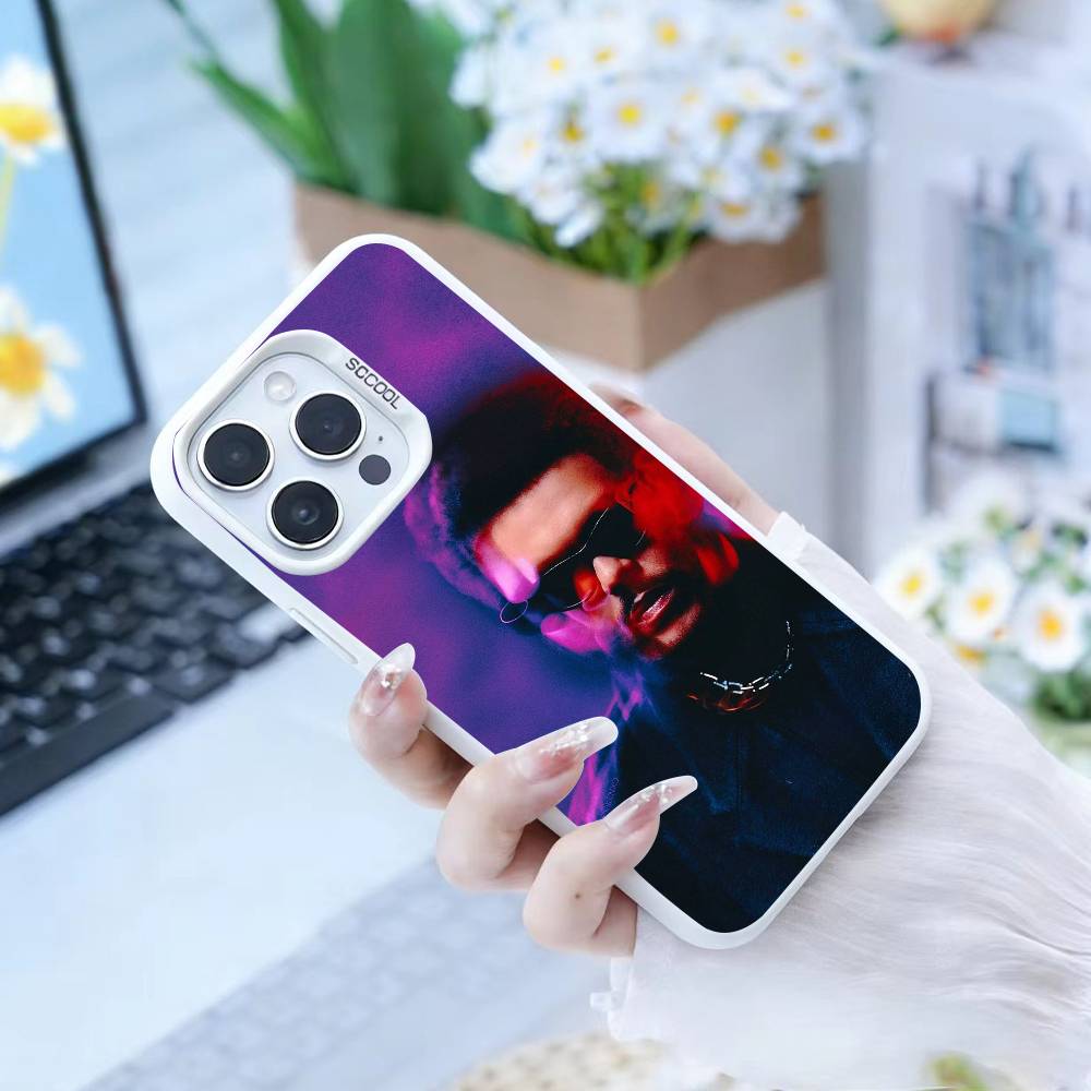 The Weeknd  Phone Case For iPhone 16,15,14,13,12,17,Pro,MAX White Matte Shockproof Cover