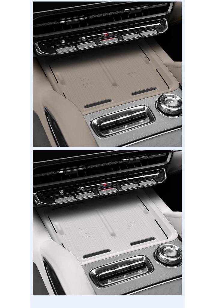 26-Model Compatible Zeekr 8X Wireless Charger Anti-slip Silicone Mat for Car Console Protection