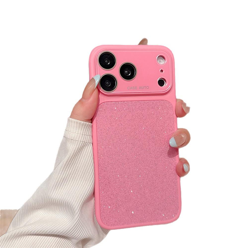 Glitter Phone Case for iPhone 17 Pro with Full Coverage Lens Film for Apple 16 Pro Max and 15