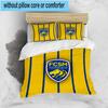 3PCS Fcsm Football Club Emblem Bedding Set,Including 1pc Duvet Cover And 2pcs Pillowcases Perfect for Bedroom, Dormitory, Fan Christmas Gift