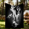 1pc Michael Jackson Dancing Figure Outdoor Blanket Lightweight Flannel, Soft & Warm, All-Season Use for Sofa, Outdoor, Camping, Living Room046