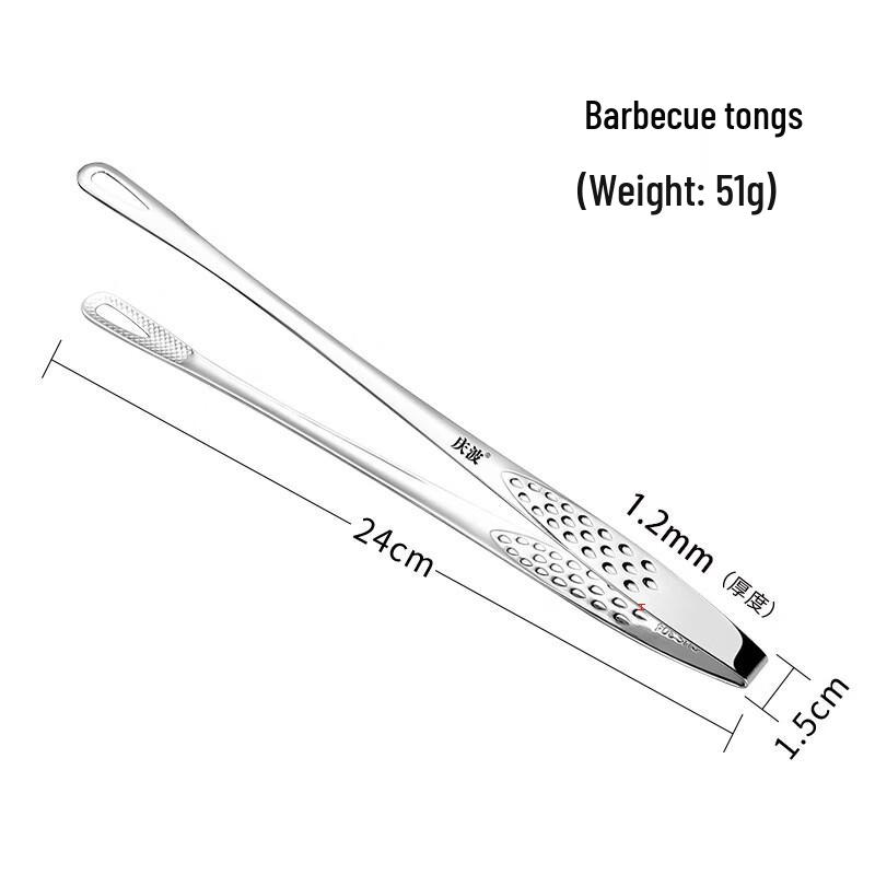 Zhizhou 3-Piece Stainless Steel Scissor Tongs Set