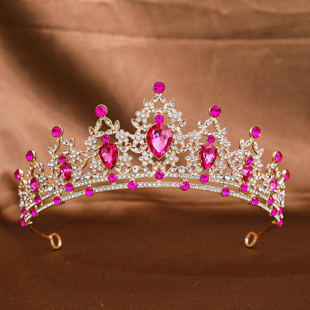 Brautkrone Tiara Hochzeit Geburtstag Erwachsene Kleideraccessoires Reisefoto Haarschmuck Braut-Tiara