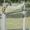 Wedding Arrangement Three-Piece Arch Flower Welcome Area Arch Door Banquet Style Dining Table Door Decoration Simulation Flower