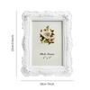 Rose Embossed Photo Frame Resin Desk Photo Frame Classic Picture Frame  For Bedroom Office Desk