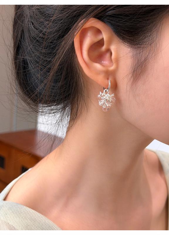 Elegant Summer Dew Grape Hoop Earrings - Unique, High-End, Stunning Design (2026)