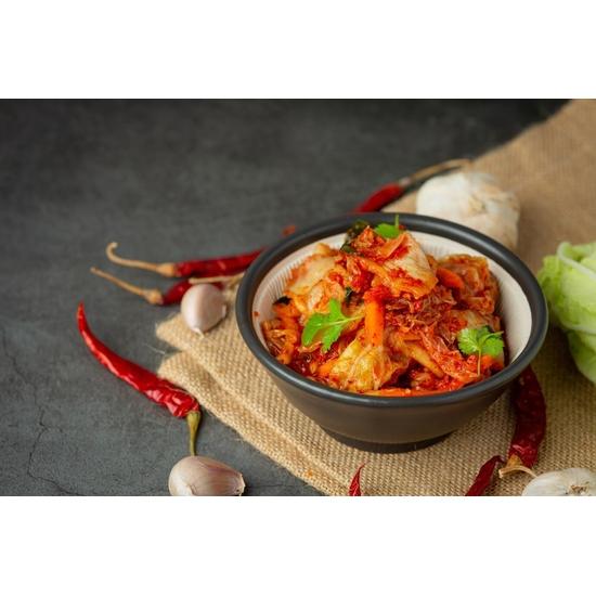 SARANZ Směs na Kimchi Exotické Koření | Ideální na Svačiny, Kimchi, Marinády, Rýžové Misky, Chleby Aromatické a Ochucené Veganské (100 gramů posypová sklenice)