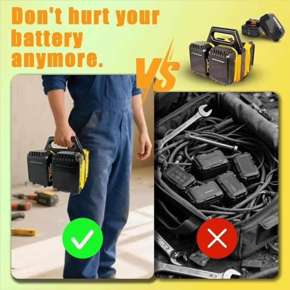 Fixing Devices Battery Storage Rack Battery Tool Holder Base  For Dewalt Lithium Battery