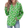 Women's Fashion Women's Lightweight Long Sleeve Pullover With Pockets Preppy Graphic Hoodie