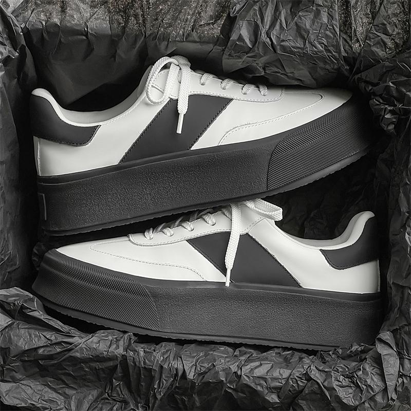 Hochwertige Herren Freizeitschuhe Heißer Verkauf Leichte Sneakers Echtes Leder Hochzeitsschuhe Outdoor Dicke Sohle Laufschuhe