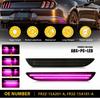 2X Dynamic LED Side Marker Signal Light Smoked For 2015 16- Ford Mustang EOA