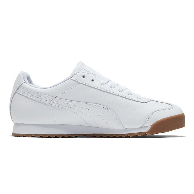 Puma Roma Classic 'White Gold Gum' (Unisex) White / Gold / Gum Training Shoes 366408 01