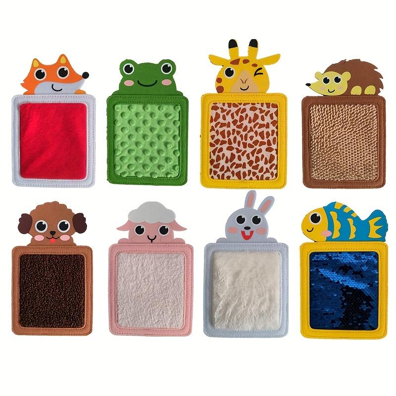 Felt Sensory Mats For Autistic Children Cartoon Animal Cognition Mat Tiles Textured Pads Developmental Preschool Education Toys