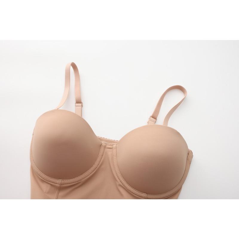 Body Donna Senza Spalline Taglie Forti Controllo Pancia Modellante Per Sotto Vestito