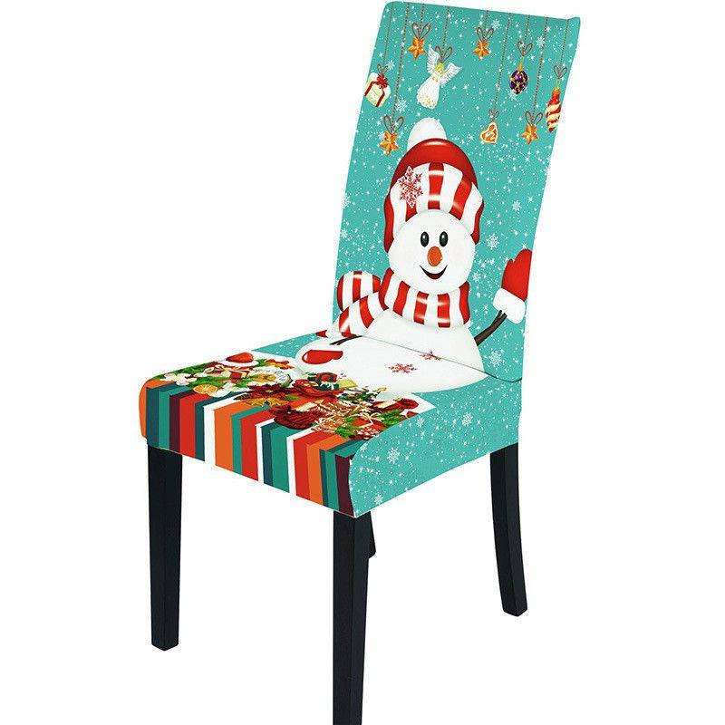 Festive Christmas Chair Cover With Great Elasticity Perfect For Any Furniture
