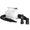 B-123 White Commercial Multi-directional Pet Dog Cat Hair Dryer & 3nozzle EU Plug