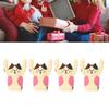 4Pcs Cartoon Photo Clip Cute Cat     Resin Stable Eye Catching Animal Note Holder for Wedding Party